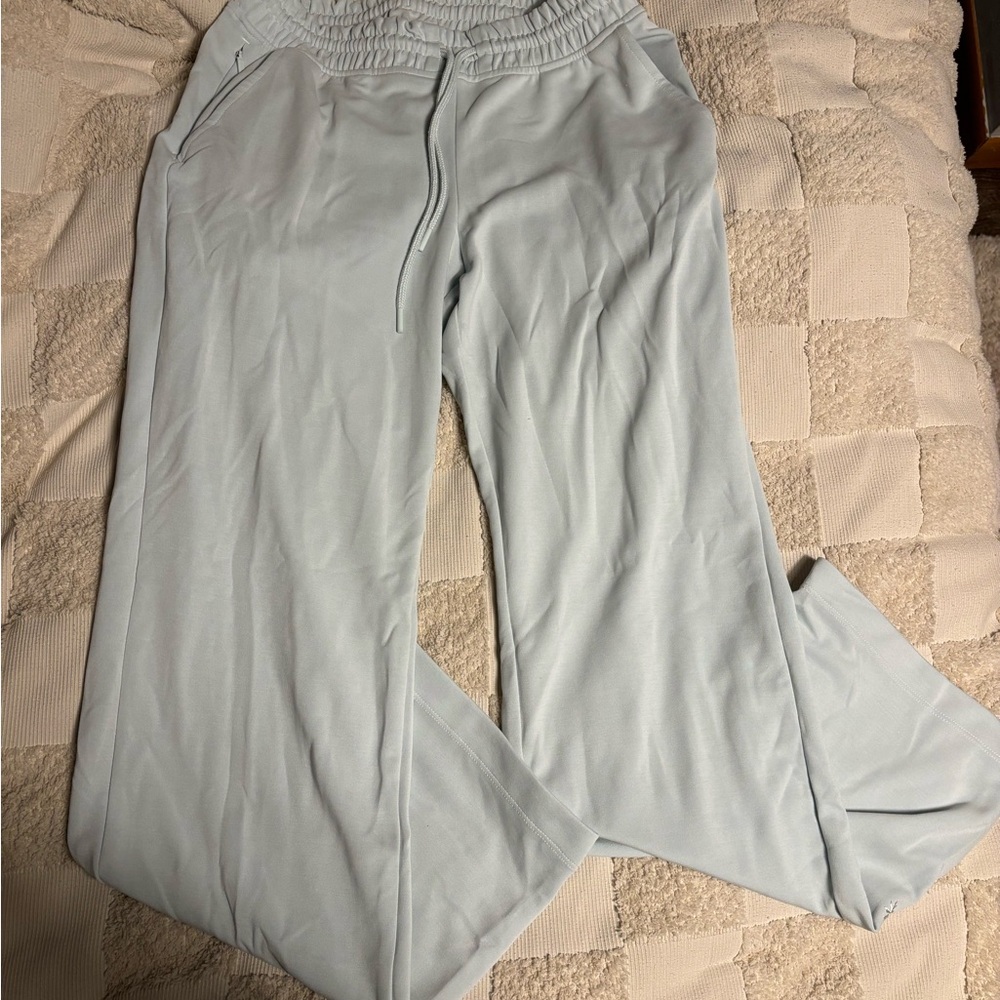Athleta Light Blue Straight Leg Pants
